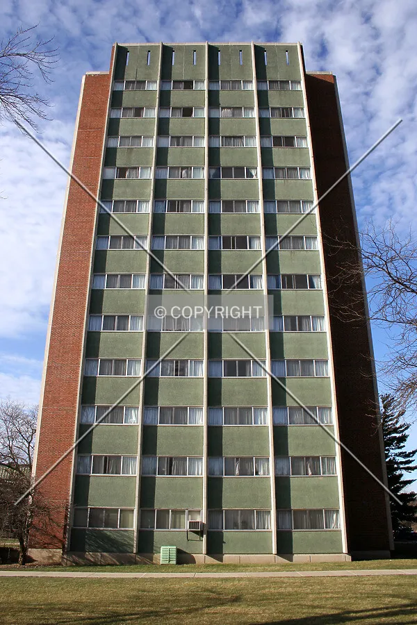 Looking up the east side