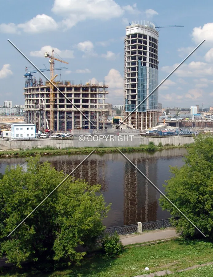 View from across the Moskva River