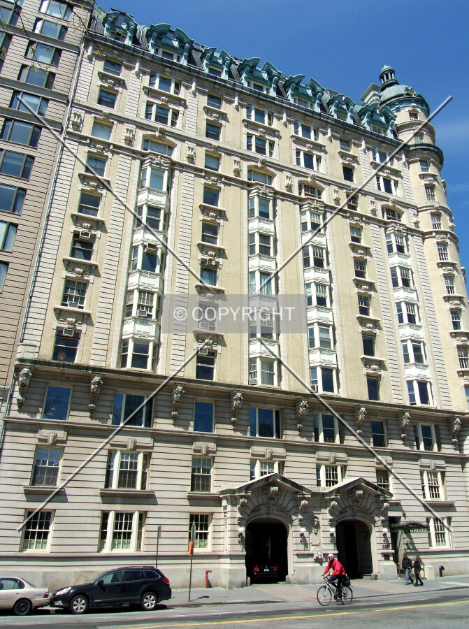 View from the southeast on Central Park West