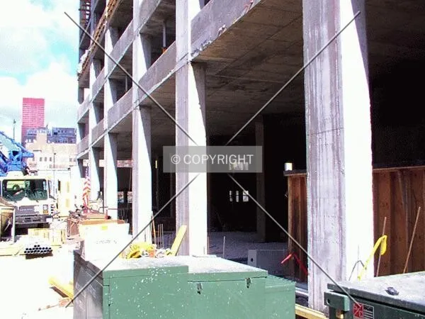 Ground floor, looking north on Wabash