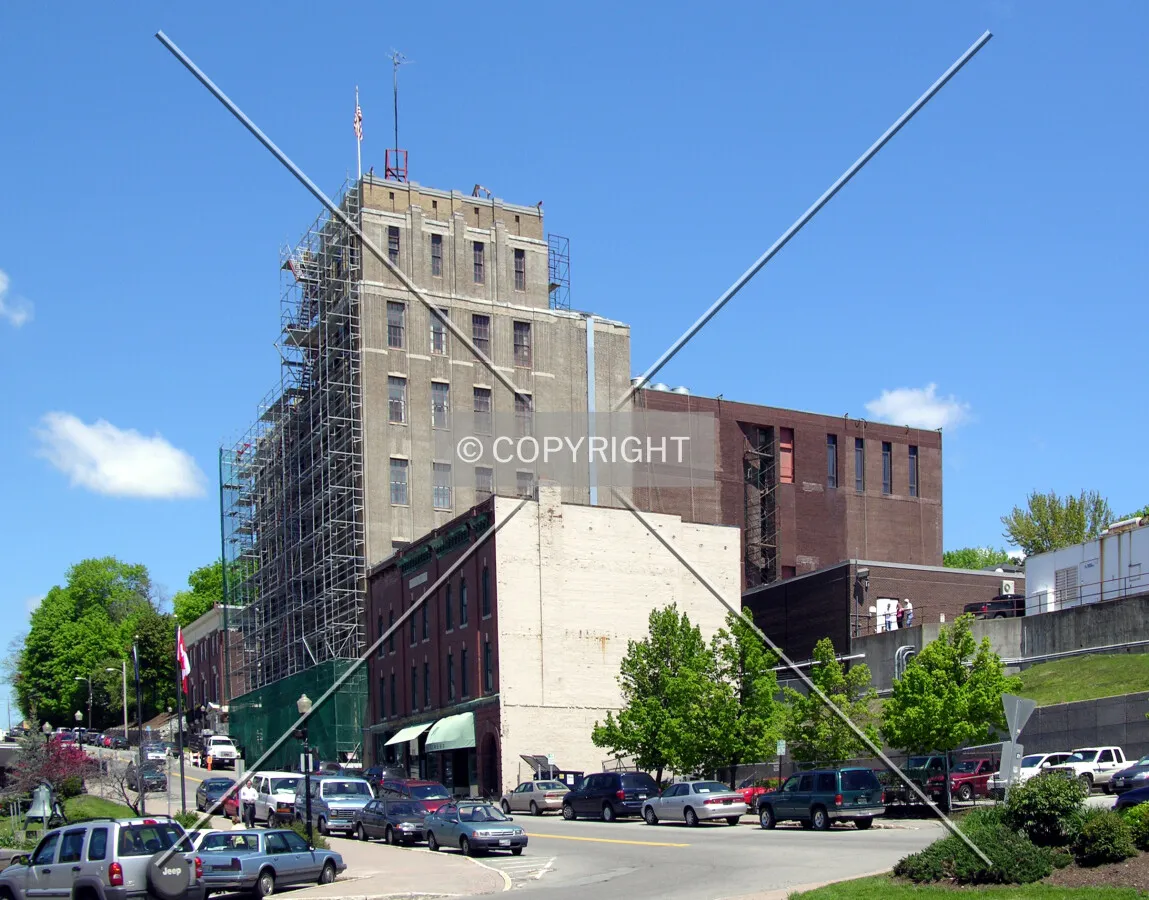 Looking north from Harlow Street