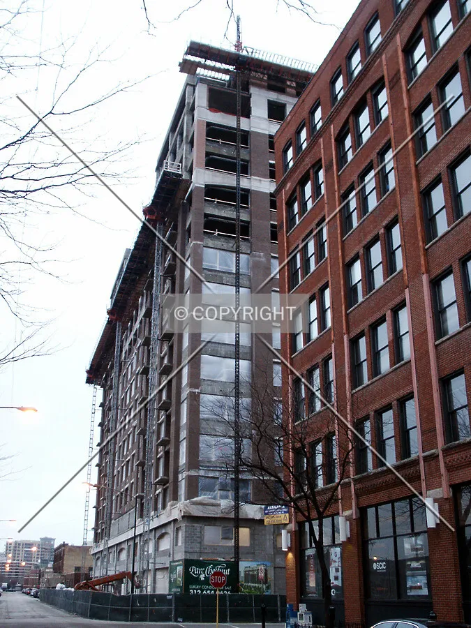 Looking north on Franklin Street