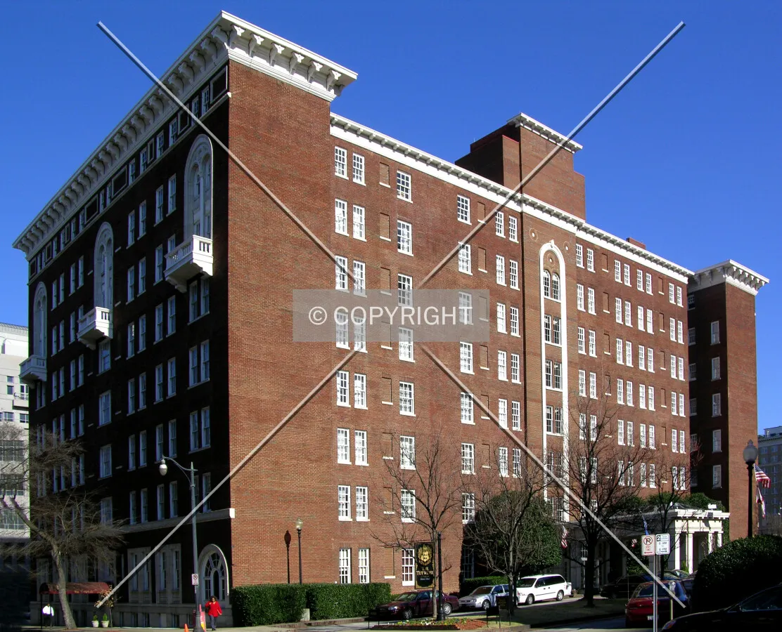 Looking southeast from Park Place North