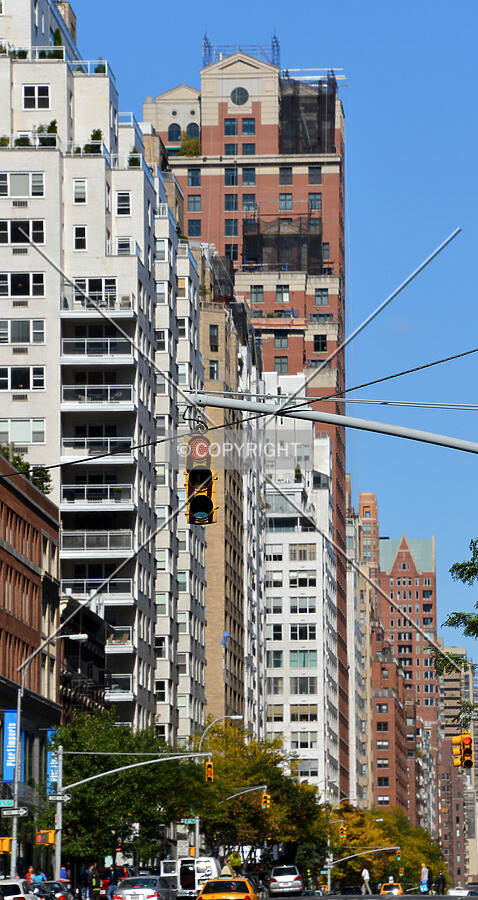 View from the southwest along 3rd Avenue from 65th Street