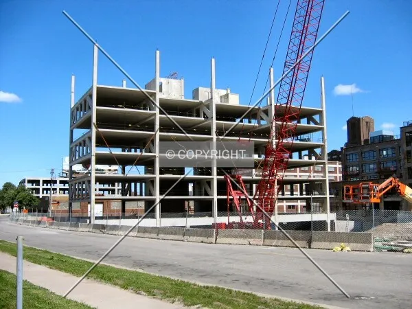 View to the northwest from 4th Street/5th Avenue