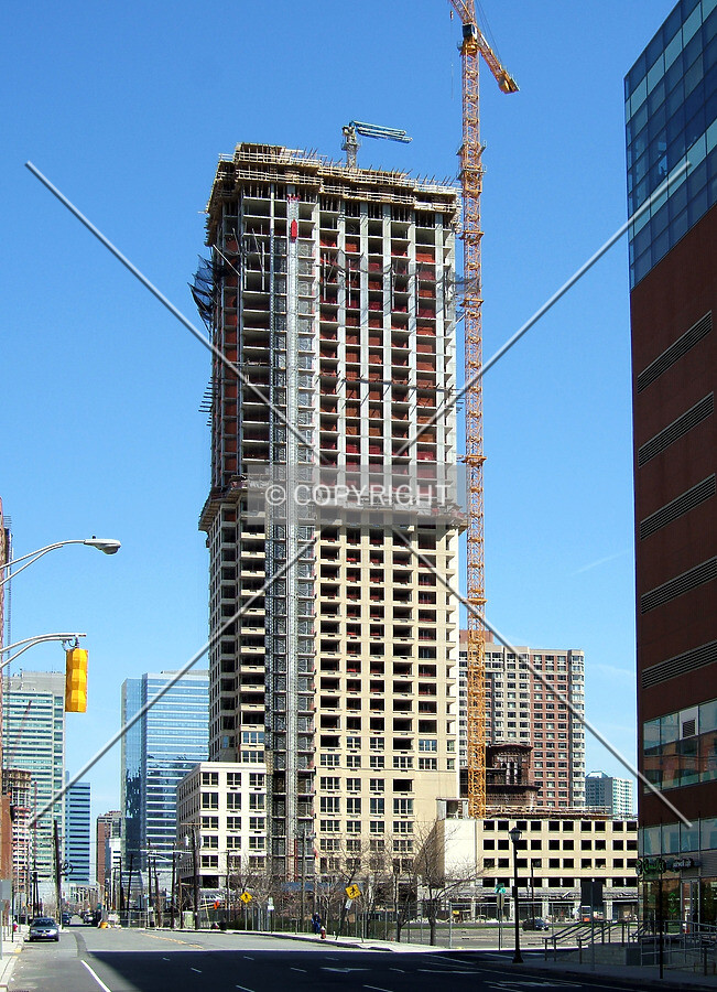 View from the southwest along Washington Street
