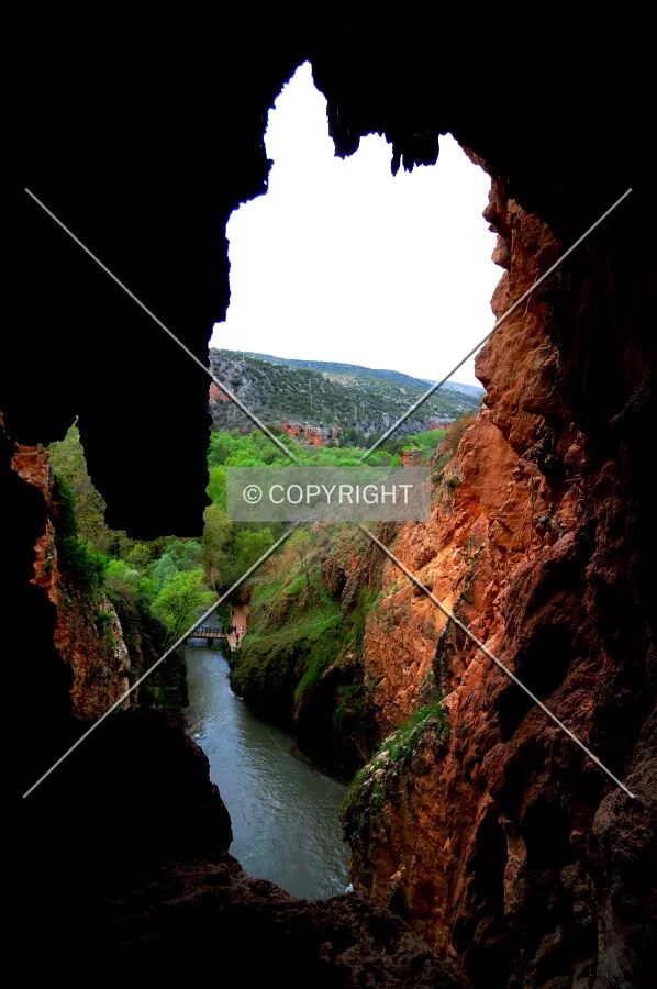 Looking outside the cave