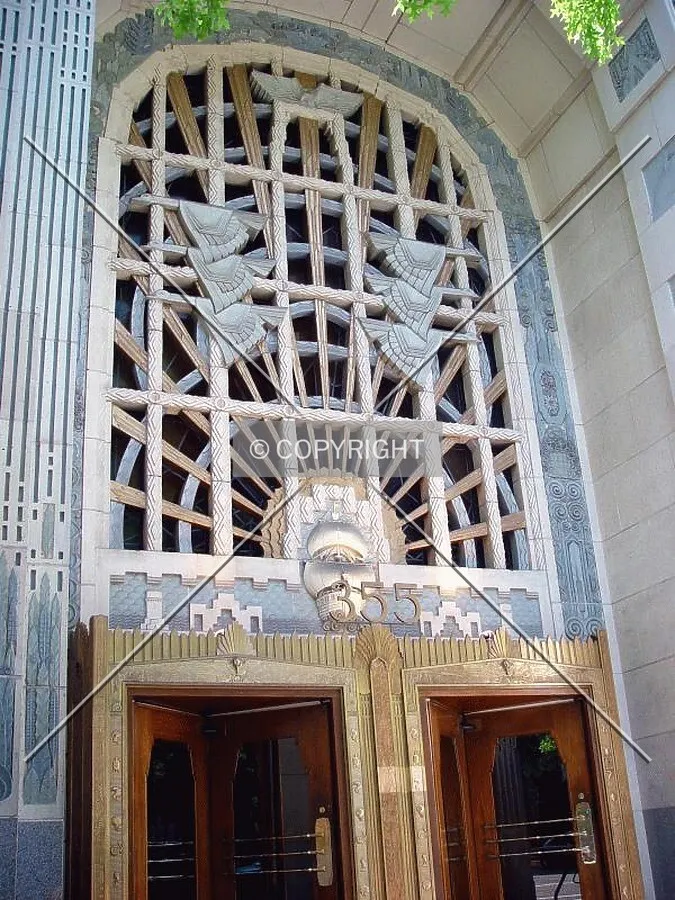Art Deco main entrance