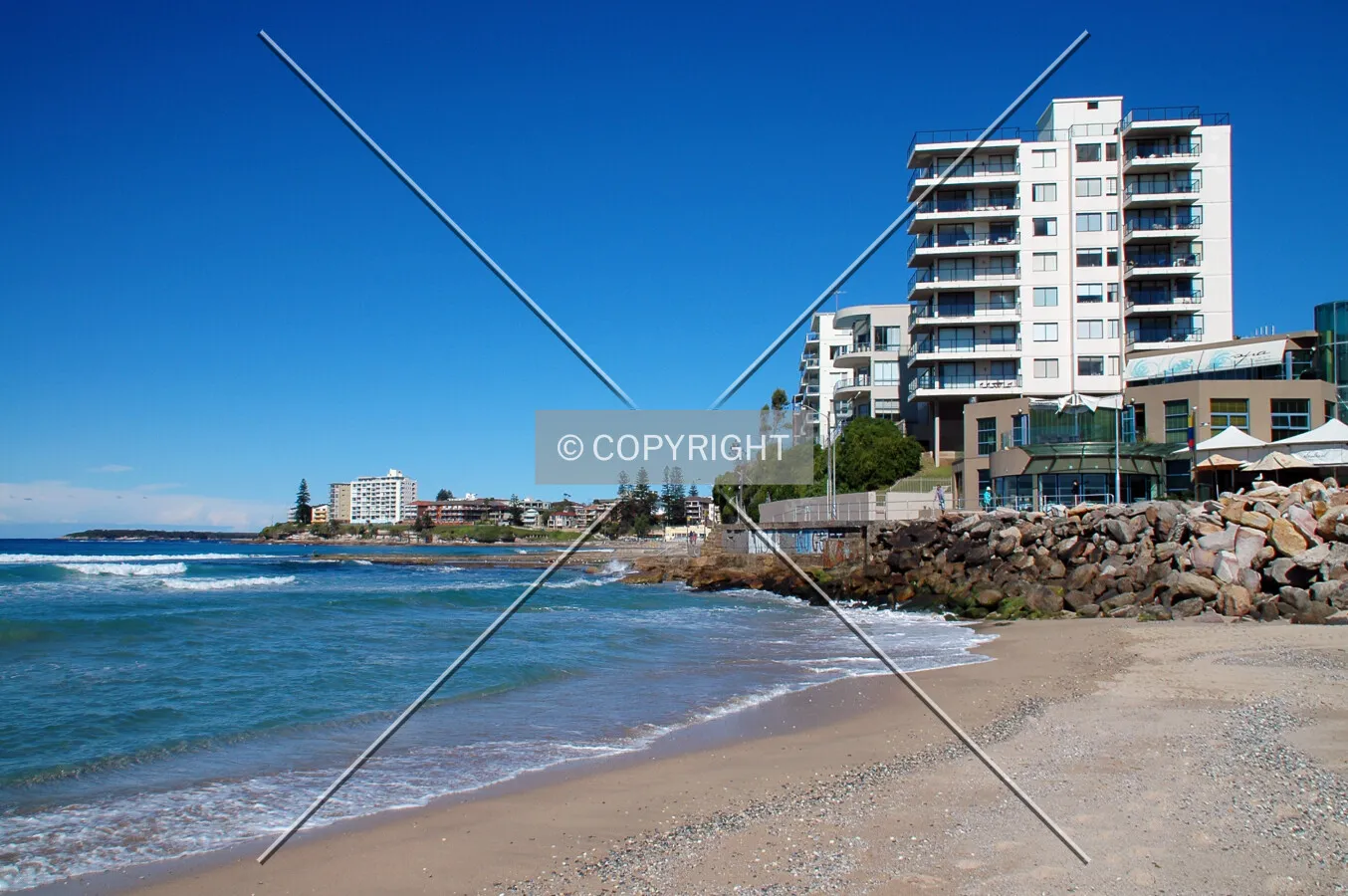 Looking south on Cronulla Beach