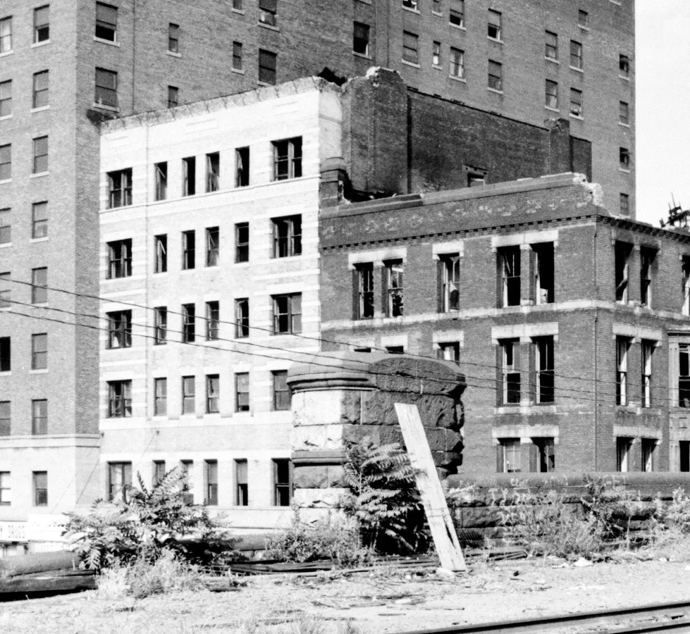 View from the south, following 1988 fire