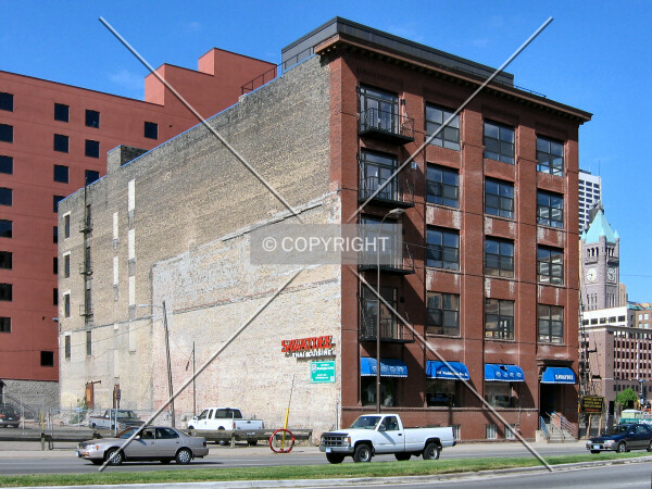 View to the southwest across Washington Avenue South