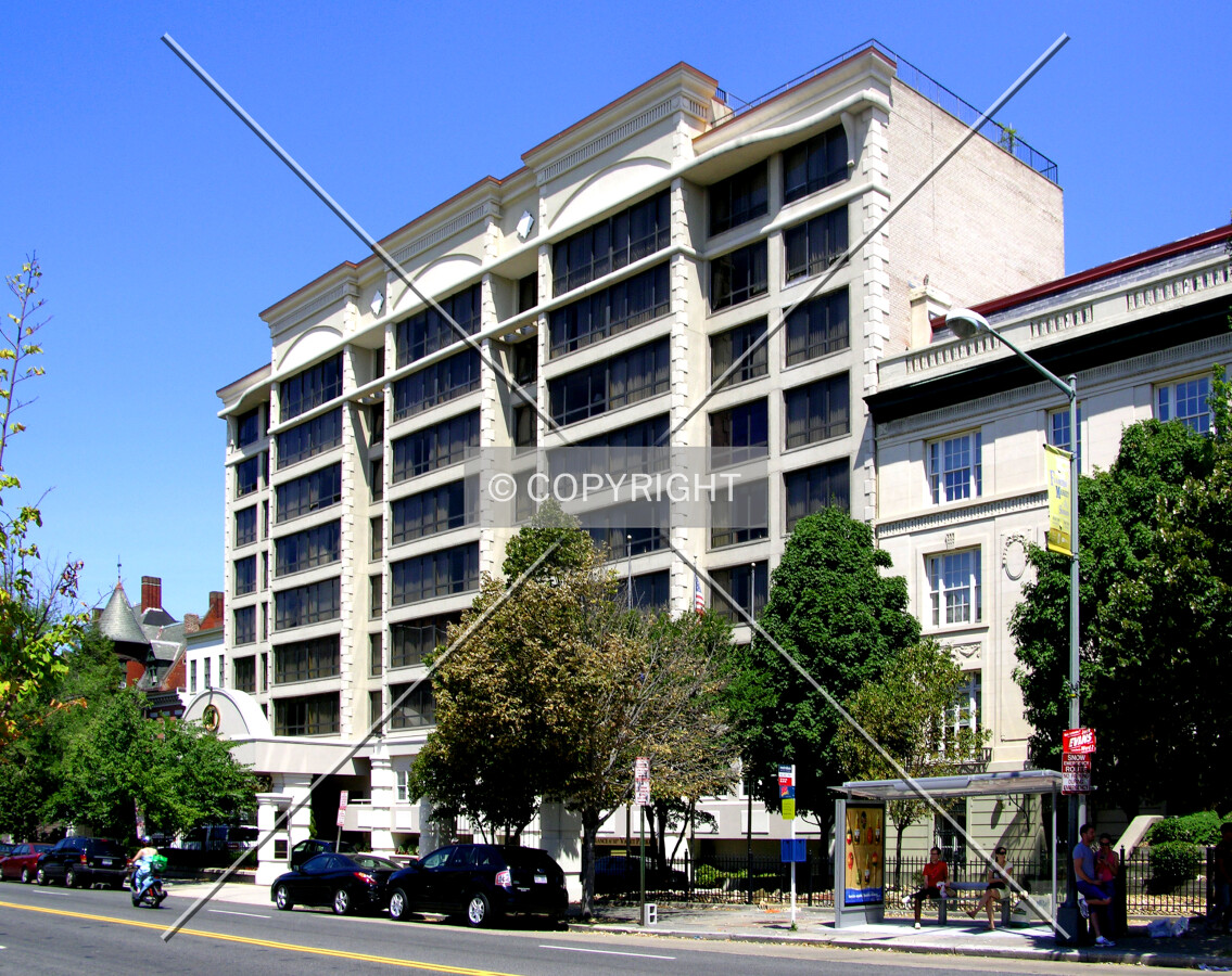 From across Massachusetts Avenue to the southeast