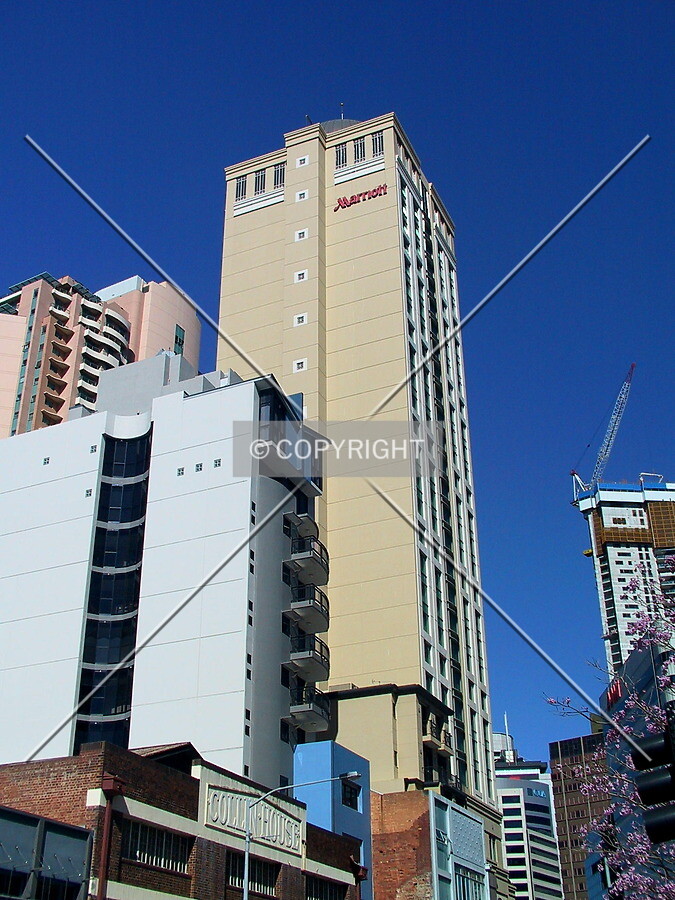 View south from Adelaide Street
