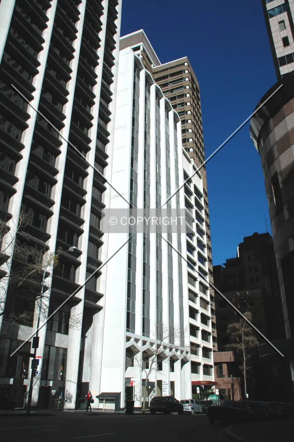Looking up from the north