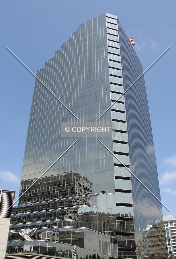 Looking up from the southwest