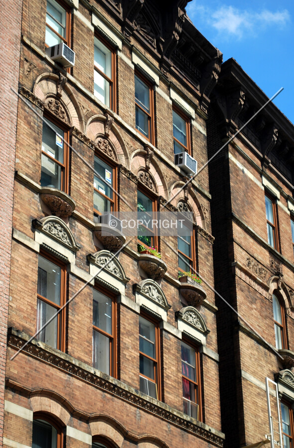 View of the facade over West 10th Street