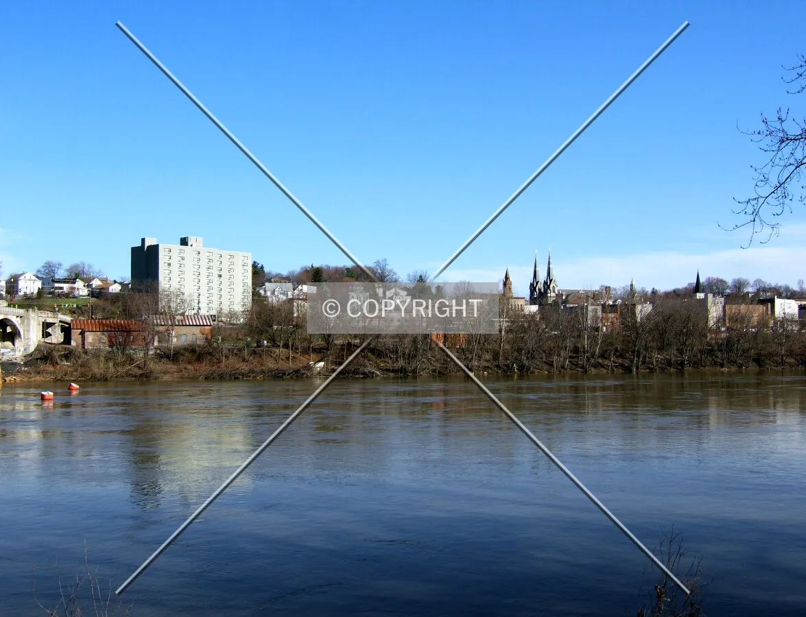 Downtown from the northwest