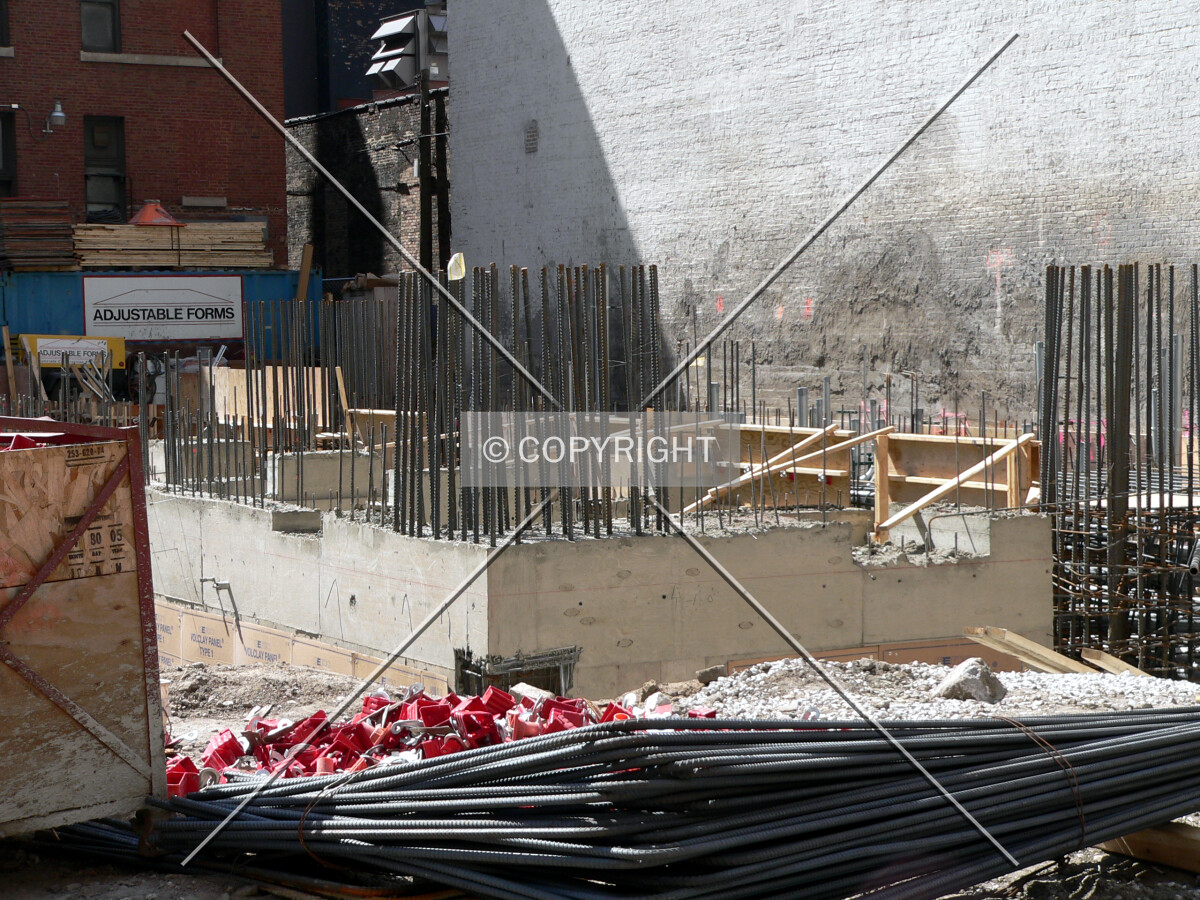 The core rising out of the ground