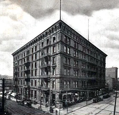 View from the northeast