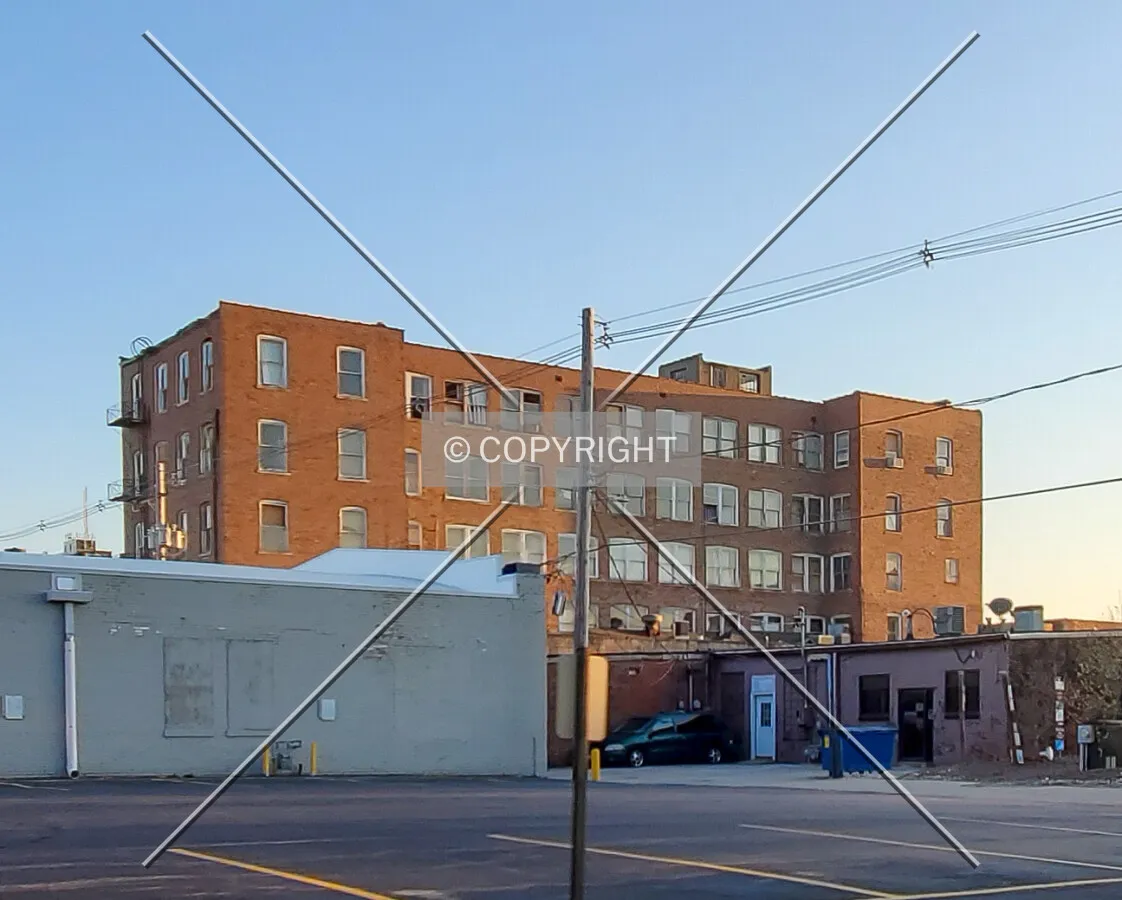 Northeast view; April 18, 2020