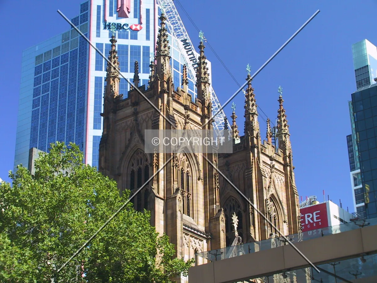 Looking southeast on Sydney Square