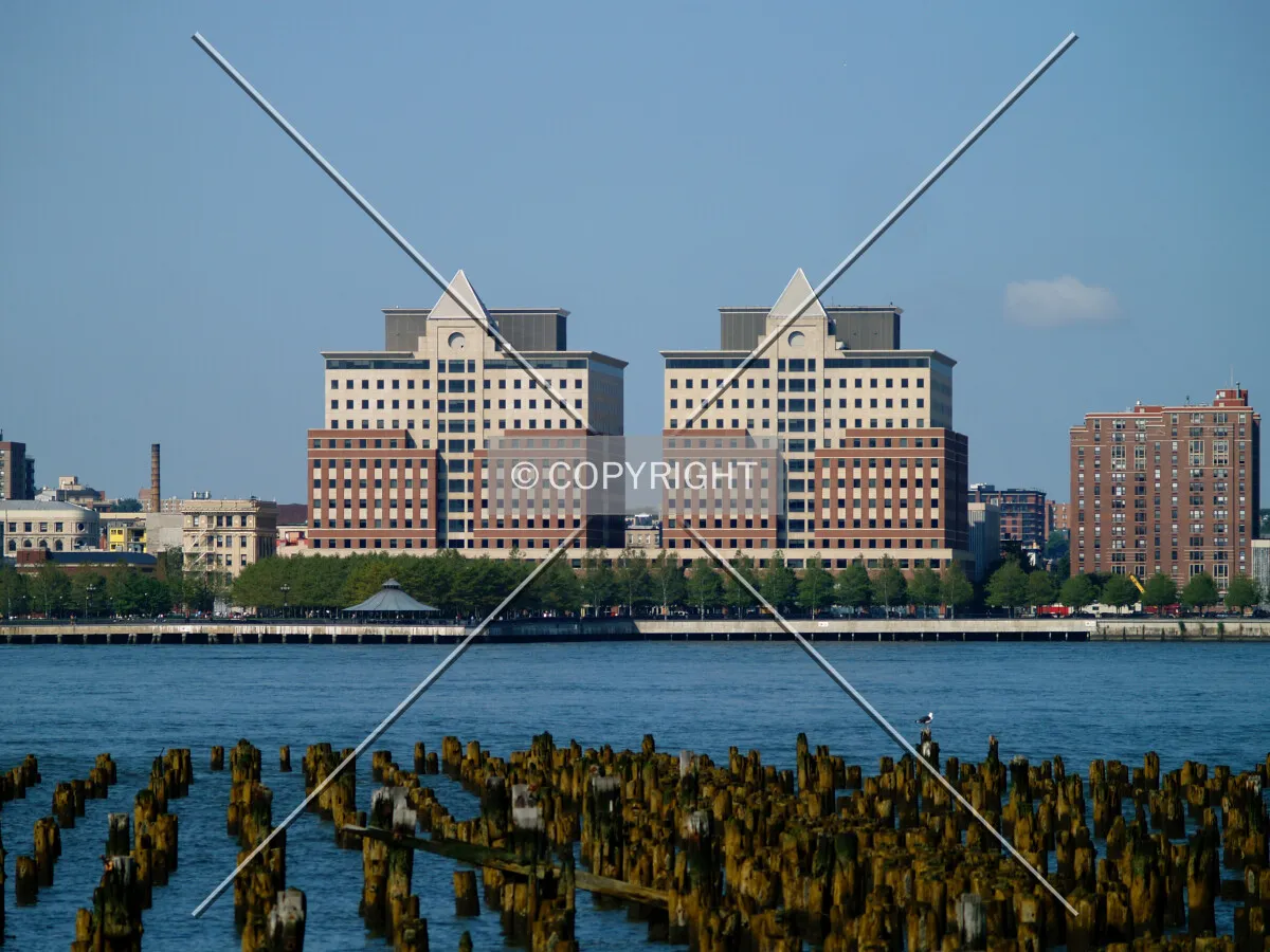 As seen from Manhattan