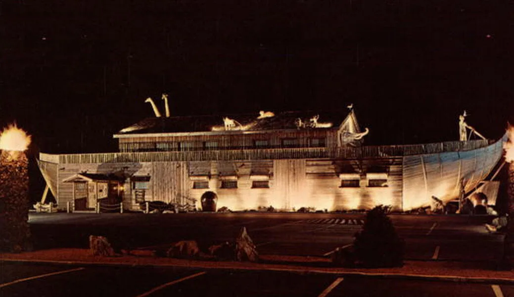 Vintage view at night