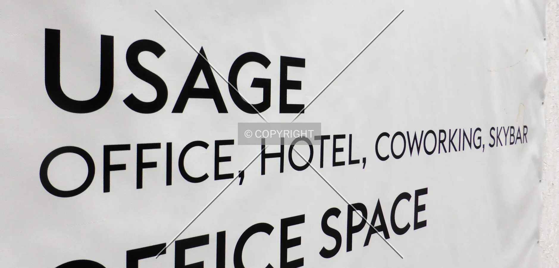 Usage - office, hotel, coworking, skybar