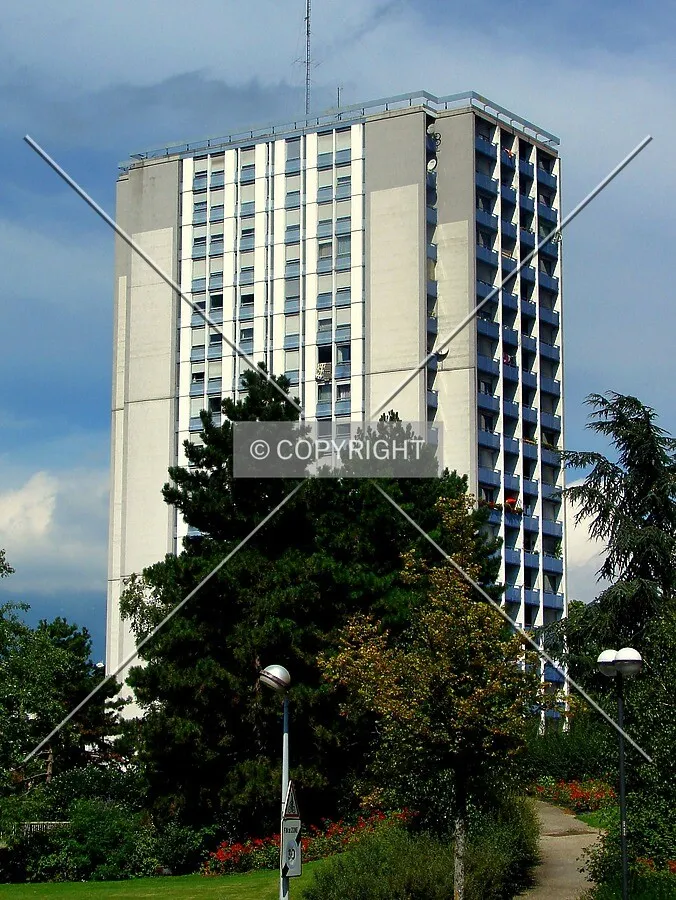 View from the southeast