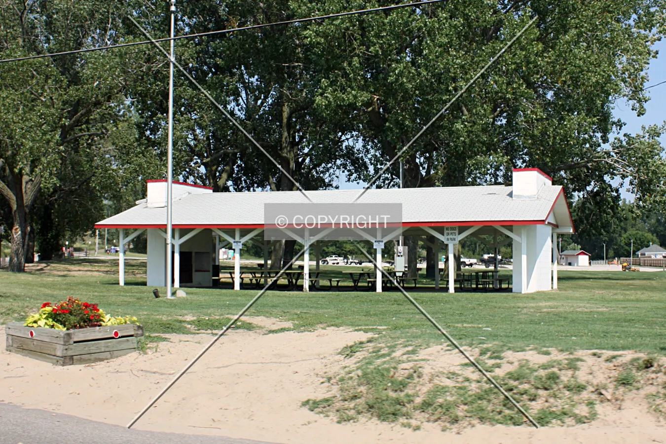 View from the west
