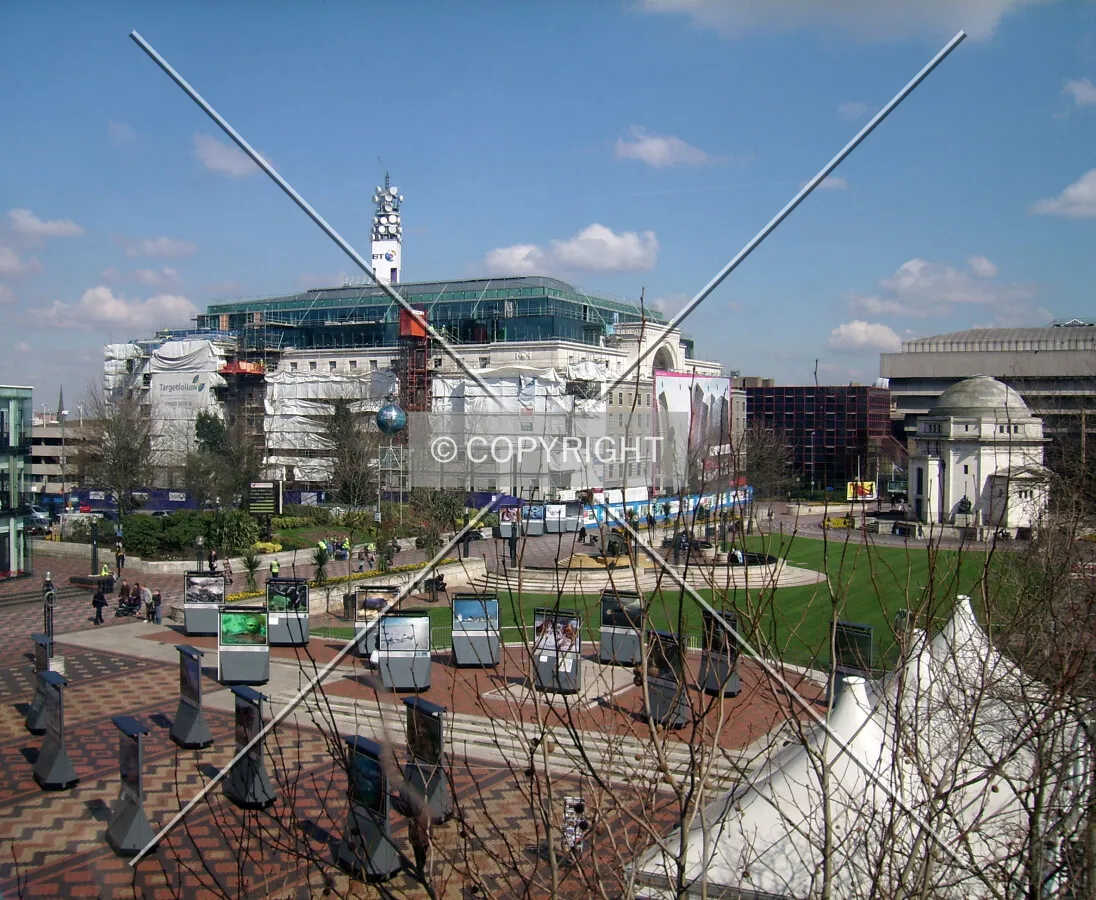 Looking across from the Birmingham Wheel