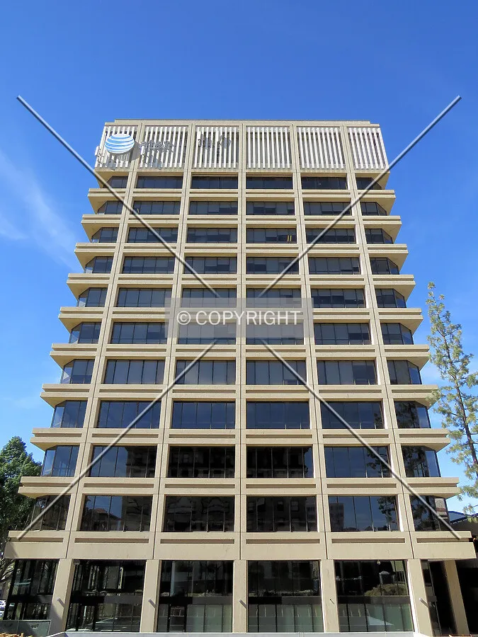 Looking up from North Marengo Avenue
