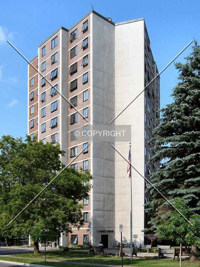View to the northeast from 53rd Avenue