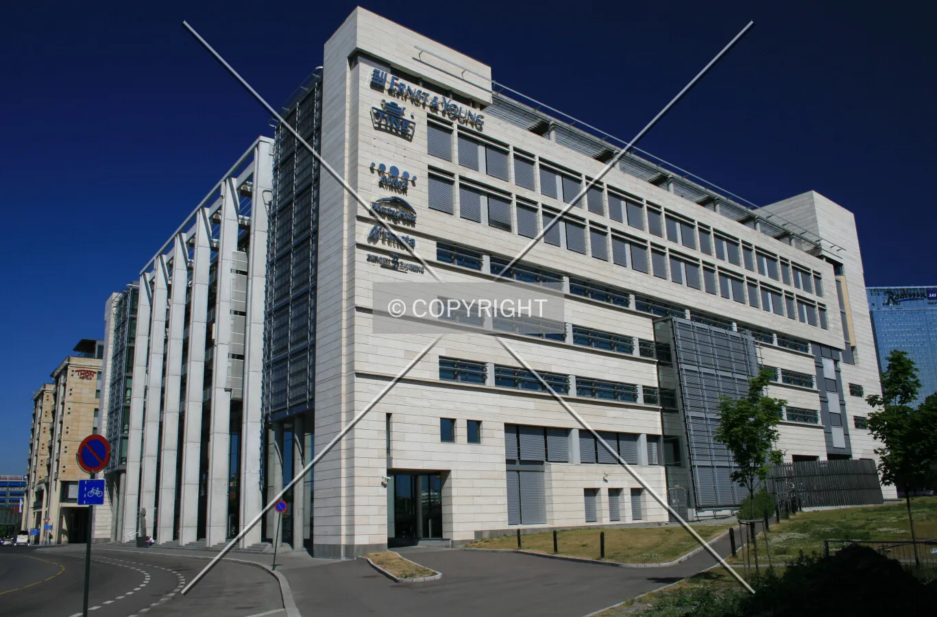 View from the east