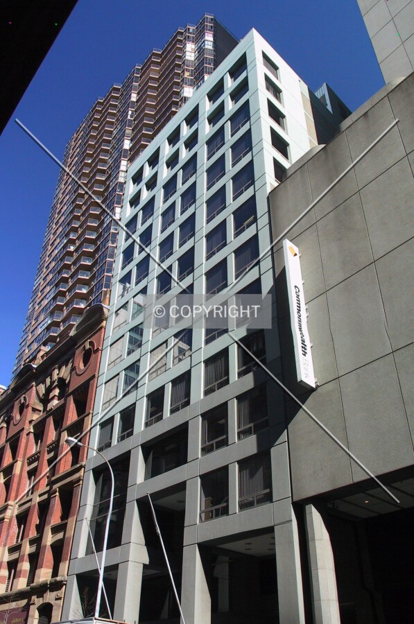 Looking up from Castlereagh Street