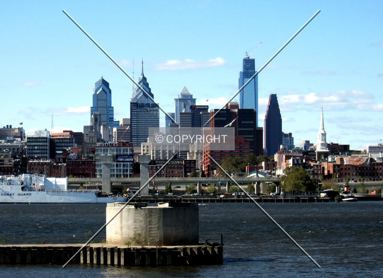 Center City seen from Camden