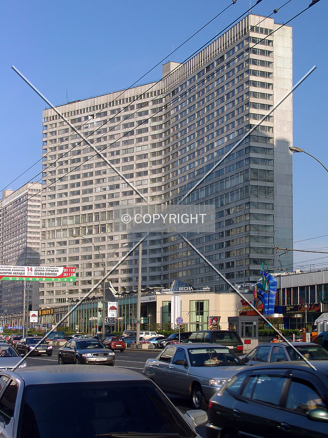View along Novy Arbat Street