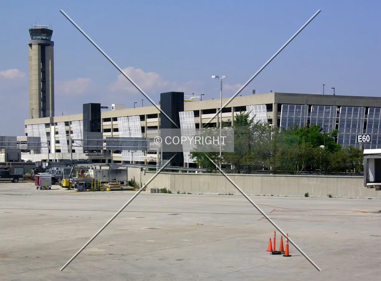 From E Concourse to the east