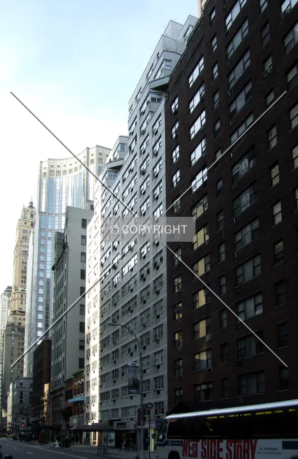 View from the southeast on 57th Street