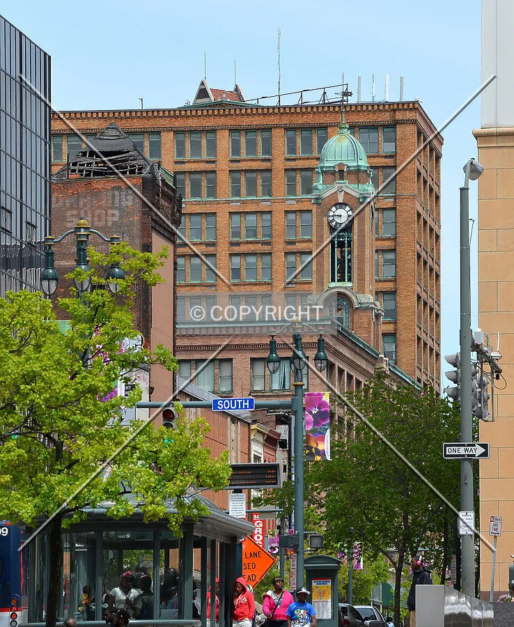 View from the southwest on Main Street