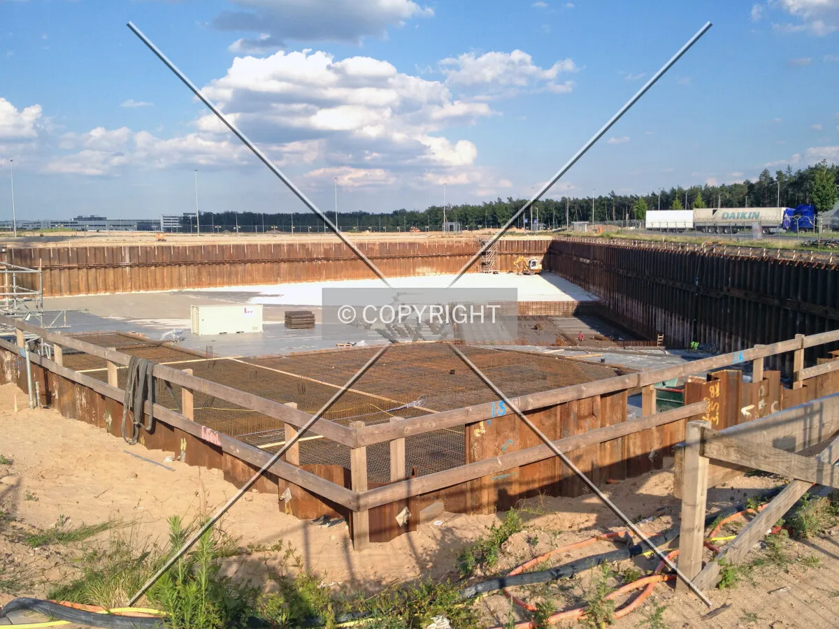 A building pit