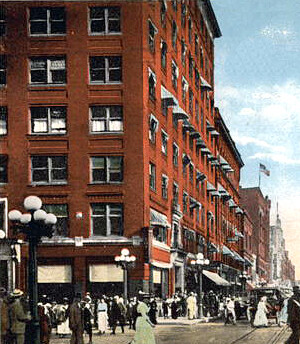 Vintage view from the northwest