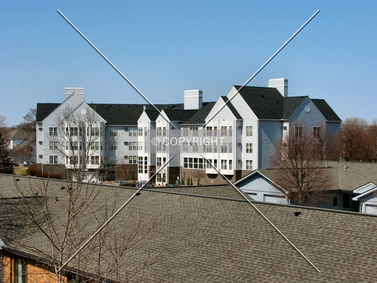 View to the west from Central Avenue