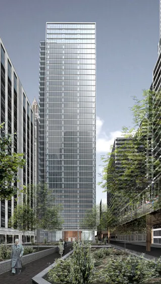 Rendering as seen from the north