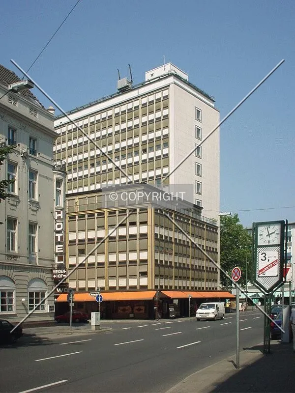 Back side of the building