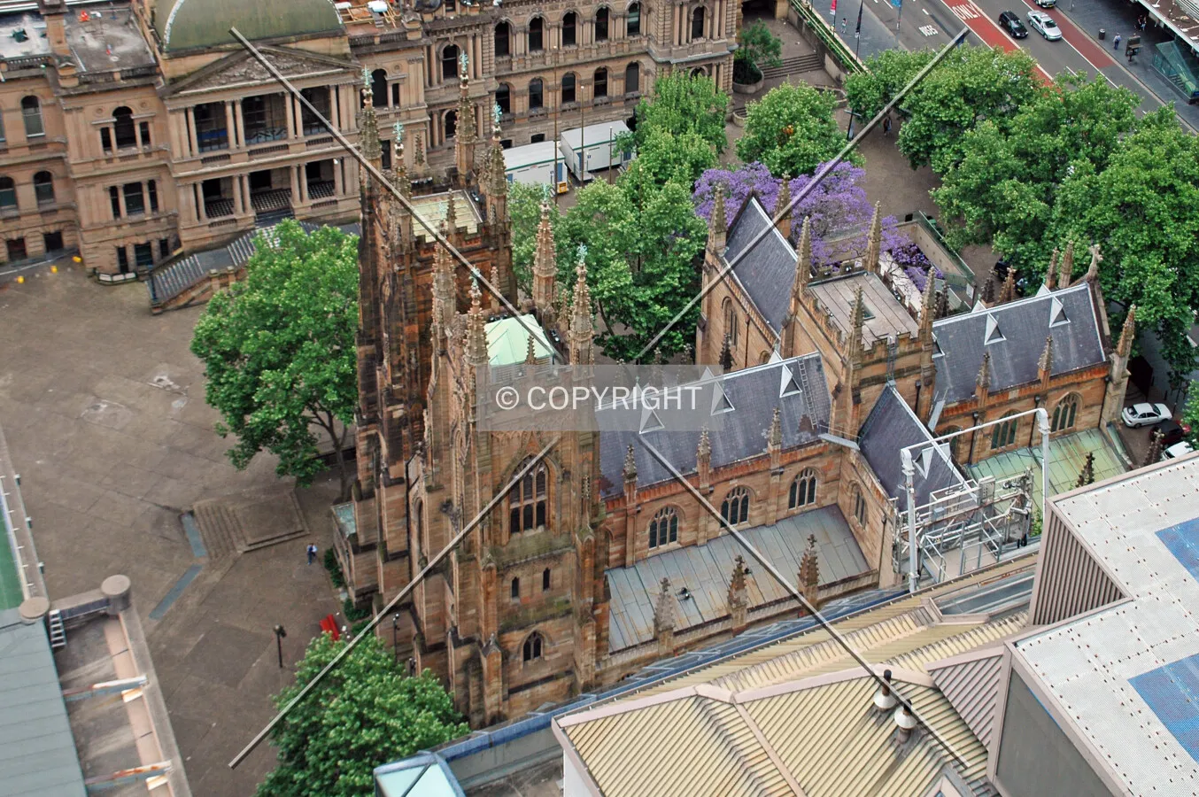 Elevated view