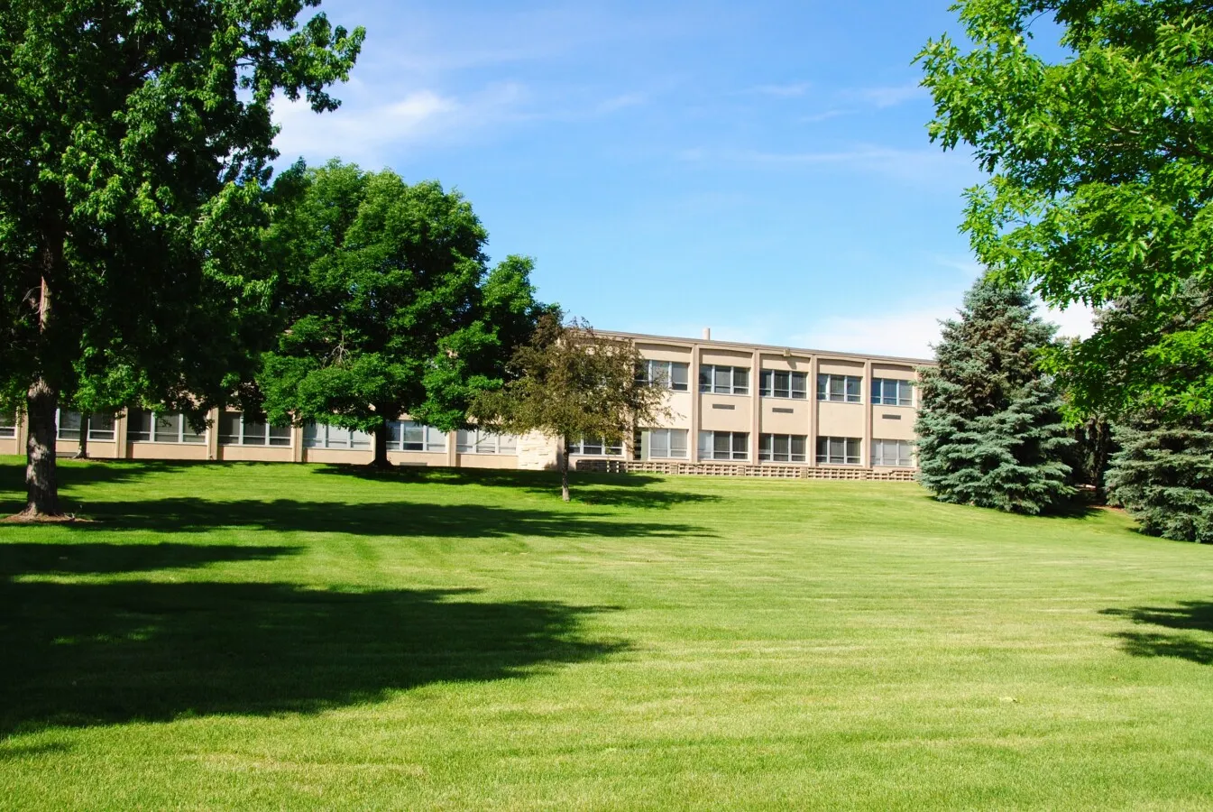 Distant view from the northeast