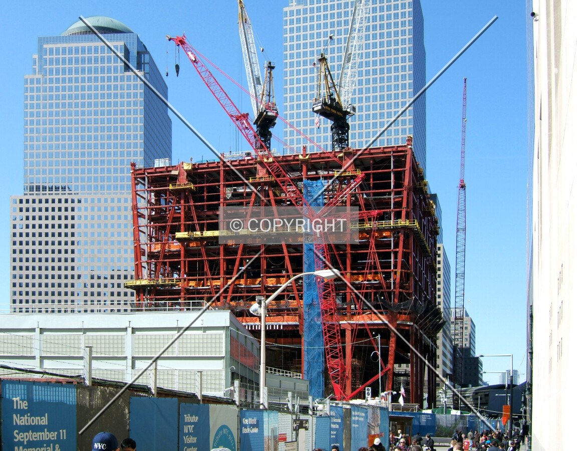View from the southeast on Vesey Street
