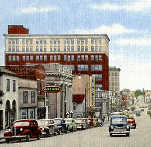 Vintage view from the northeast