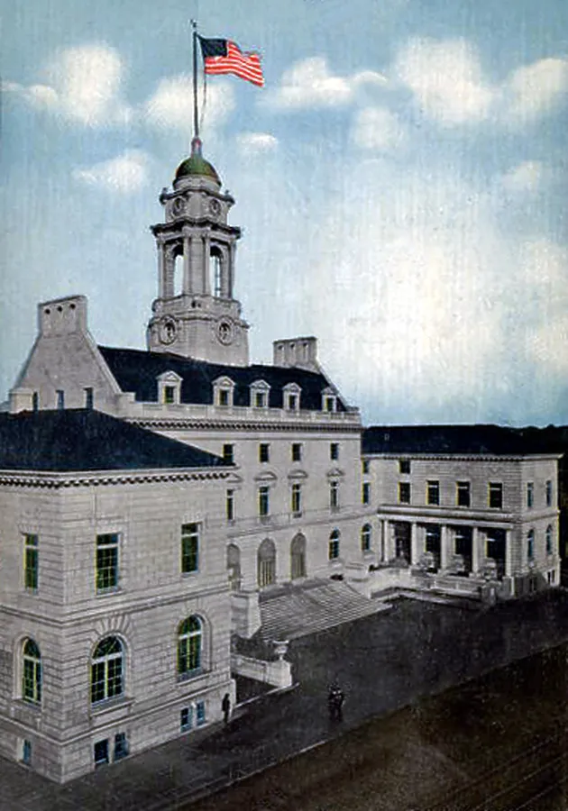 Vintage view from the south